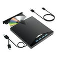 thumbnail image 7 of 7 in1 External CD DVD Drive with 4 USB Ports and TF/SD Card Slots,USB 3.0 Portable CD/DVD Disk Drive Player Burner Reader Writer for Laptop MacBook Desktop PC Windows 11/10/8/7 Linux Mac OS, 7 of 7