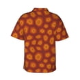 thumbnail image 3 of Daiia Turtle Shell Hawaiian Shirt for Men Gentle Cotton Regular Short Sleeve Casual-Small, 3 of 9