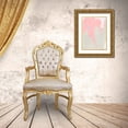thumbnail image 3 of Green, Jacob 15x18 Gold Ornate Wood Framed with Double Matting Museum Art Print Titled - Blushing Abstract IV, 3 of 4