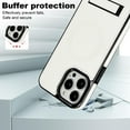 thumbnail image 5 of Decase Strong Magnetic Case for iPhone 15 Pro,Compatible with Mag-Safe,Military-Grade Shockproof PU Leather Slim Phone Case Hidden Kickstand Cover for Apple 15 Pro,white, 5 of 7