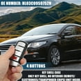 thumbnail image 2 of Carcasa de llave inteligente de repuesto de 4 botones, carcasa de llave remota de entrada sin llave para VW Passat 2006-2010 HLO3C0959752N sin Chip, 2 of 7
