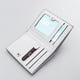 thumbnail image 4 of Cartera de Lona Sunnimix para hombre Titular de Dinero Corto con bolsillo para Monedas Gris blanco, 4 of 8