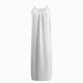 thumbnail image 4 of NIEWTR Robe Décontractée Tissée pour Tout-Petits et Bébés Filles à Larges Bretelles, Robe Soleil Fluide pour les Journées d'Été (Blanc, 11-12 Ans), 4 of 6