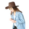 thumbnail image 3 of SAYOO Sombrero de vaquero de estilo occidental para mujeres y hombres SAYOO moda, 3 of 7
