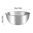 thumbnail image 3 of THLKIF 304 Stainless Steel Microporous Colander, Large Capacity with Mixing Bowl for Washing Vegetables, Fruit and Rice and for Draining Cooked Pasta, Kitchen Use, Easy to Clean, 3 of 5