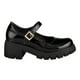 thumbnail image 2 of Zapato Escolar Tacón Mary-Jane Dama Happy Shoes 07427 negro 23.5, 2 of 5