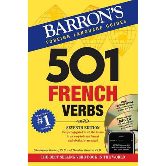 Pre-Owned 501 French Verbs [With CD (Audio) and DVD ROM] (Paperback) 1438075200 9781438075204