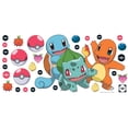 thumbnail image 1 of Pokemon Squirtle, Charizard &amp; Bulbasaur - Calcomanías de pared gigantes, 1 of 6