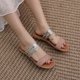 thumbnail image 1 of Nuevas sandalias y pantuflas para mujer con punta abierta y cómodas de fondo plano de verano Wmkox8yii  shjk3586, 1 of 4