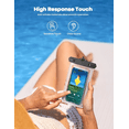 thumbnail image 7 of Waterproof Phone Bags - [2-Pack] [Easy Lock & Durable] IPX8 waterproof dry phone bags, suitable for beach and swimming, protect 4-7 inch phones., 7 of 7
