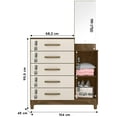 thumbnail image 5 of Chest Lisboa - Brown/Off White, 5 of 5