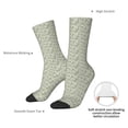 thumbnail image 4 of Bingfone Compression Socks for Women and Men Long Socks for Running Athletic Cycling Nurse- Leaves, 4 of 6