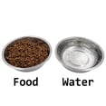 thumbnail image 4 of Cuencos de acero inoxidable para perros y gatos - Paquete de 4, 4 of 5