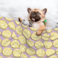 thumbnail image 3 of Sigee Yellow Lemon Slices for Pet Blanket for Dog Cat Puppy Blanket Cat Blankets for Small and Medium Pets-Medium, 3 of 8