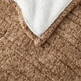 thumbnail image 3 of Luxurious Sherpa Heated Throw - Fashionable & Functional - Variegated Color Pattern - 3 Heat Settings - Overheating Protection - Machine Washable - Oeko-Tex Certified - Stay Cozy & Stylish All Winter, 3 of 3