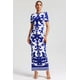 thumbnail image 5 of Vestido largo bellabarnetten Lerae con cuello redondo y manga corta, 5 of 7