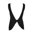 thumbnail image 7 of SNKSDGM Female Spaghetti Strap Tank Top Crop Cotton Tank Top for Women Fitted Basic Tanks Women Cold Shoulder Top Knot Backless Tshirt Tank Top Sexy Casual Loose Backless Tshirt M, 7 of 7
