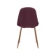 thumbnail image 5 of Silla Coelle nogal Estilo Contemporáneo Color Morado GAIA Coelle, 5 of 7