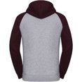 thumbnail image 3 of Russell - Jersey Authentic Béisbol para Hombre (Gris Oxford, Burdeos) Russell UTRW7083_lightoxfordburgundymelange, 3 of 3