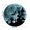 C, variant on Luminous Halloween Glow in The Dark Bat Moon Wall Sticker 20cm for Children's Room Decor