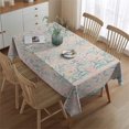 thumbnail image 2 of Boho Bohemia Flower Rectangle Tablecloth 60"x84",Waterproof Polyester Rectangle Table Cloth, Wipeable Spillproof Polyester Tablecloth for Dining, Camping, Indoor and Outdoor, 2 of 5