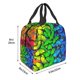 thumbnail image 3 of Disketp Multicolored Butterflies Bolsa Térmica para Almuerzo para Hombre y Mujer, Ideal para Trabajo, Senderismo y Picnic, 3 of 8