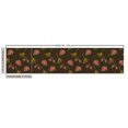 thumbnail image 3 of Ambesonne Palm Leaf Fabric by the Yard Upholstery, Earthy Colors Tropical, 3 Yards, Coral and Orange, 3 of 5