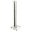 CRL PSB4CW Sky White AWS Steel Stanchion for 135 Degree Round Center Posts