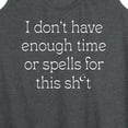 thumbnail image 3 of Instant Message - Dont Have Time Or Spells For This - Women's Racerback Tank Top, 3 of 6