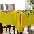 thumbnail image 3 of SKYSONIC Mardi Gras Tablecloth Waterproof Washable Polyester Square Table Cover Durable Tablecloth for Kitchen Dining Table Party Decor (54 X 54 Inch), 3 of 7