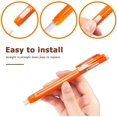 thumbnail image 4 of Retractable Mechanical Eraser Pen, Pen-Style Erasers Assorted Color, 4 Pack, 4 of 7