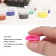 thumbnail image 2 of 300pcs Tattoo Ink Cup Disposable Silicone Pigment Eyebrow Eyeliner Lip Color, 2 of 5