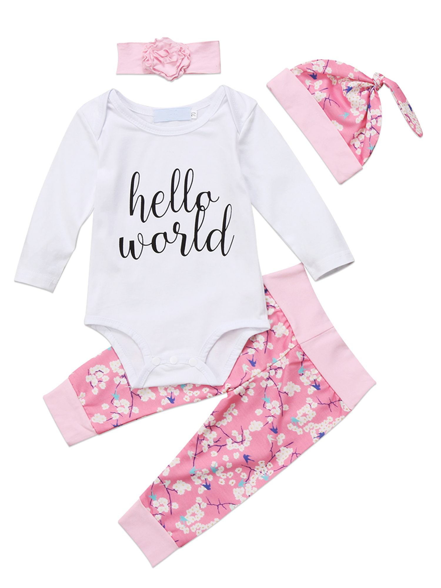 welcome to the world baby girl clothes
