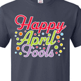 thumbnail image 4 of Inktastic Happy April Fools with Colorful Dots T-Shirt, 4 of 5