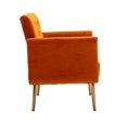 thumbnail image 5 of Accent Chair, Leisure Single Sofa with Rose Golden Feet, 5 of 7