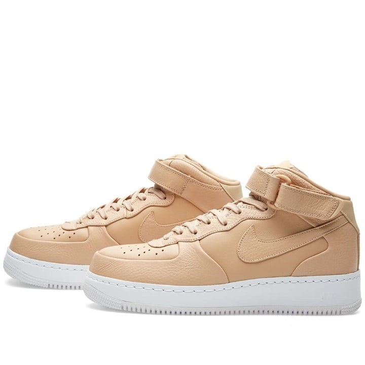 nikelab air force 1 mid vachetta tan