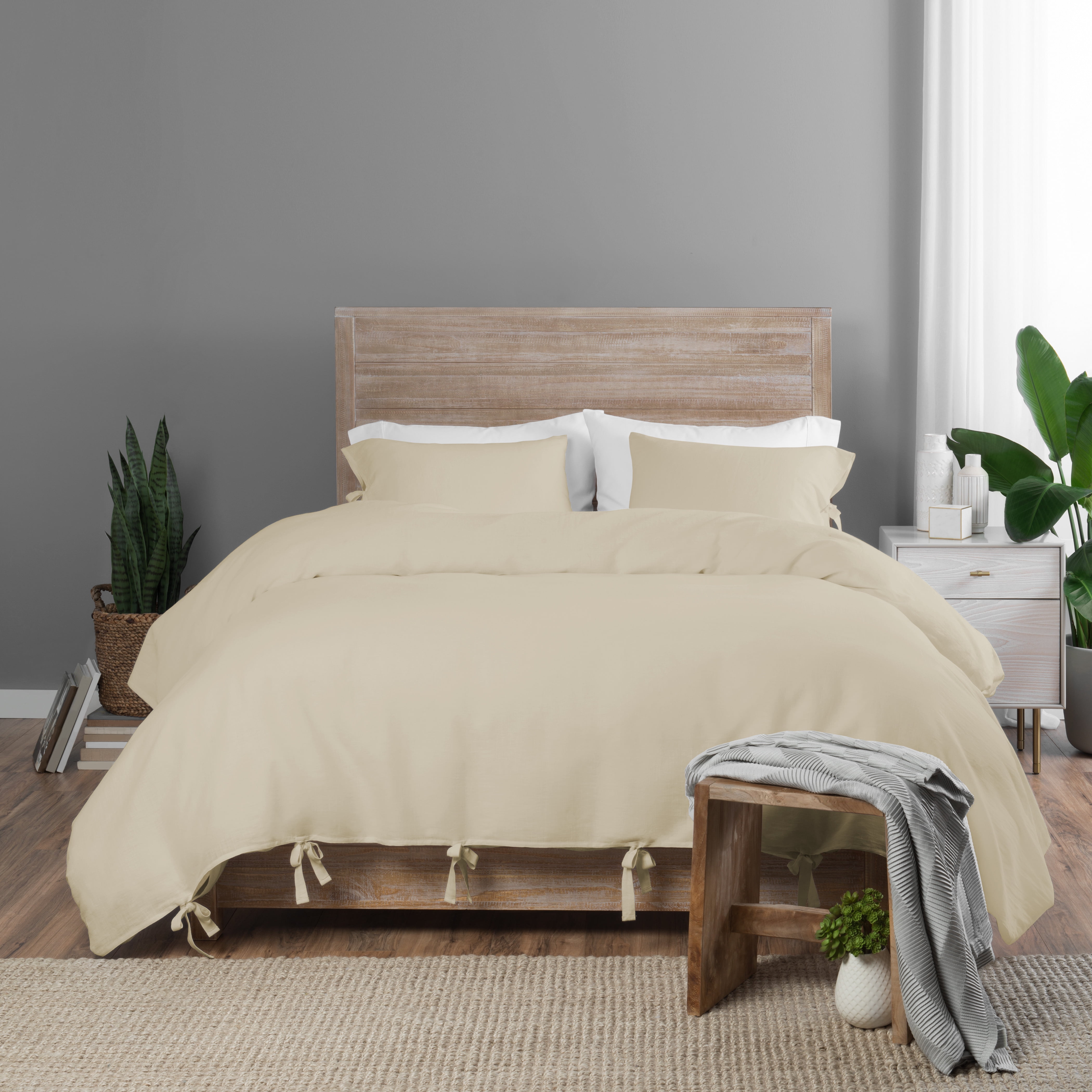 Vue elements hinton 3 piece duvet cover set walmart