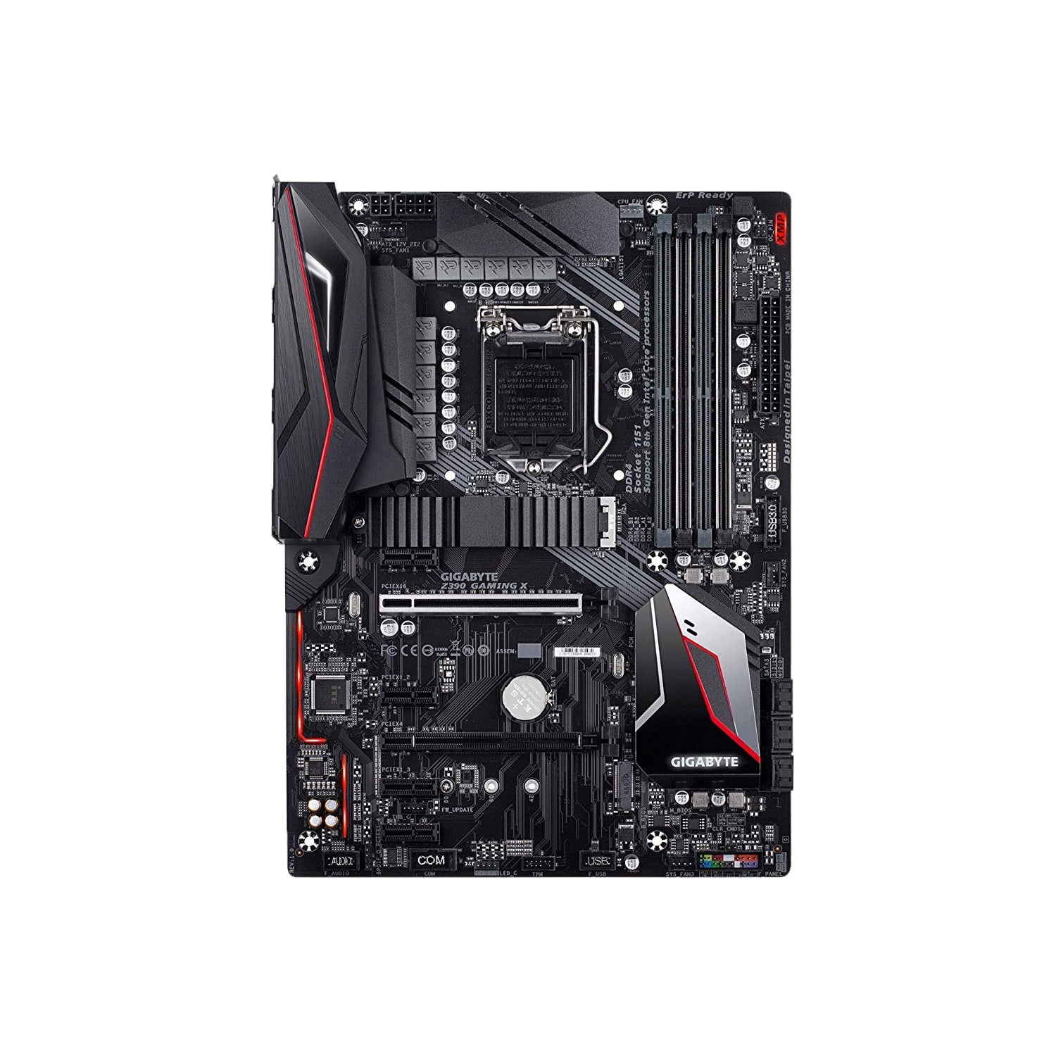 CPU gaming PC HM-Z390 GIGABYTE Ultra Durable Z390 GAMING X Desktop Motherboard- Intel