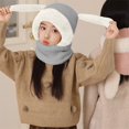 thumbnail image 5 of CPNG Baby Winter Hat Balaclava Scarf Caps Toddler Infant Cute Rabbit Ears Chunky Warm Face Mask Neck Warmer Cold Weather Ski Gear for Kids Boys Girls, 5 of 5