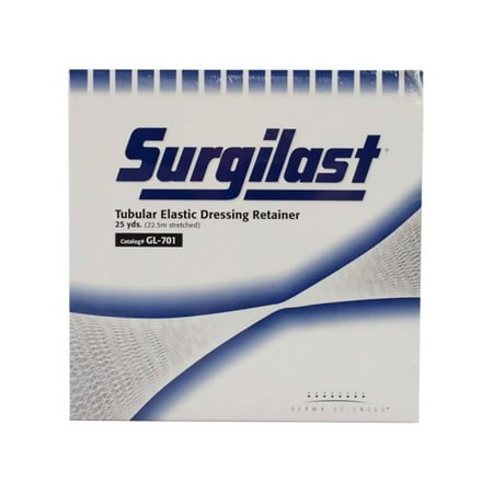 Surgilast Elastic Net Retainer Dressing 25 Yd Sz. 1 Tubular Elastic GL701 1 Roll