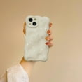thumbnail image 2 of for iPhone 13 Case 6.1 Inch Cute Wave Pattern Aesthetic Phone Case 3D Curly Wavy Shape Plating Glitter Bling for Women Girls Soft Bumper Silicone Shockproof Case, Cream Beige, 2 of 9