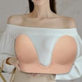 thumbnail image 1 of Sujetador autoadhesivo, sujetador push up, U profunda, cubierta sin pezón, sin costuras, sujetador con cinta adhesiva, inmersión profunda, sujetador M, 1 of 10