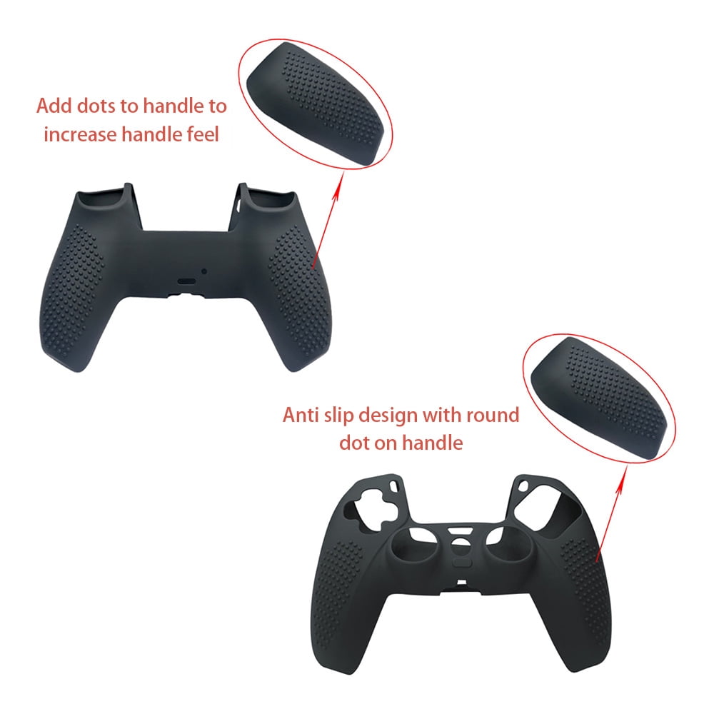 HOTBEST PS5 Controller Skin, Anti-Slip Grip Silicone Cover Protector Case  Compatible with PS5 Gamepad Controller - Walmart.com
