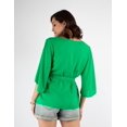 thumbnail image 3 of Blusa manga campana con cinto, 3 of 5