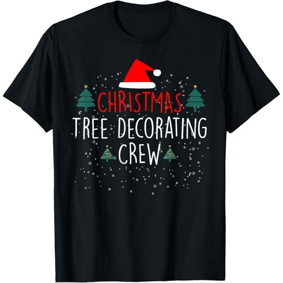 Christmas Tree Decorating Crew Xmas Activity For Kids Gift T-Shirt