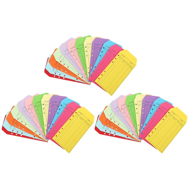 Greenadscape 36Ud Sobres Coloridos De Papel Kraft Para Presupuesto Con Práctico Para Organizar Y