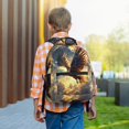 thumbnail image 6 of Xecao Golden Sky Bald Eagle Travel Backpack: A spacious, stylish computer backpack ideal for men and women, perfect for college, school, or daily travels, 6 of 6