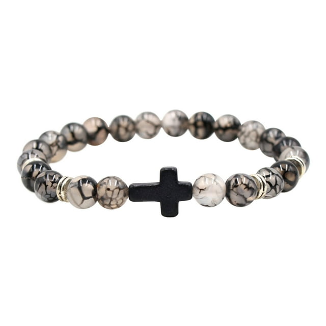 Oefntac Natural Stone Elastic Thread Bracelet Natural Stone Elastic Thread Bracelet