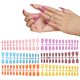 thumbnail image 1 of 12 juegos de uñas postizas de almendra mediana, uñas postizas de almendra mediana mate, cubierta completa para Nail Art DIY, 1 of 5
