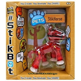 Stikbot Pets Series 1 StikCat Figure Red
